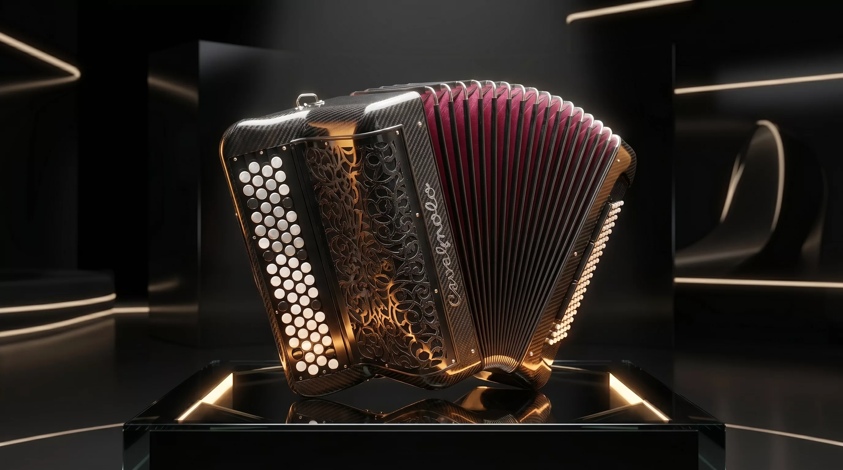 Accordéon Cavagnolo carbone série Ultime Orchestre 5