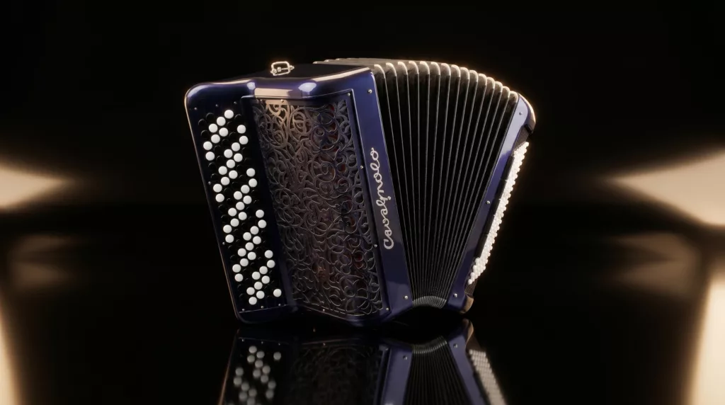 Accordéon Cavagnolo Vedette 10 Plus Bleu GTR