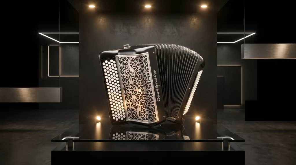 Accordéon Cavagnolo Vedette 10 satiné noir