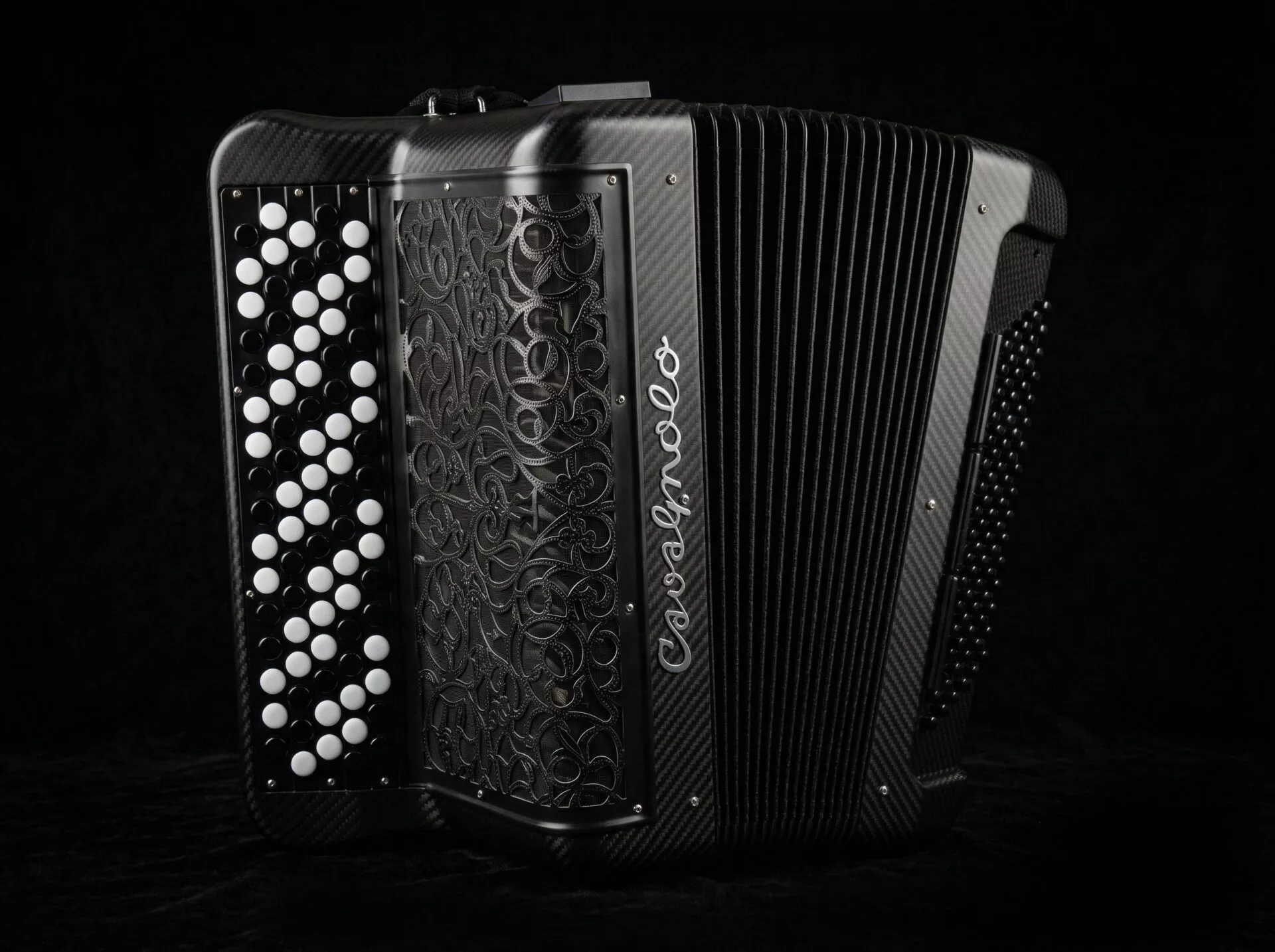 Accordéon Cavagnolo Digit AiR Millenium Ultime caisse carbone