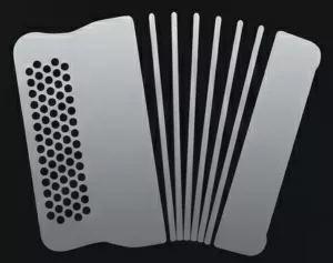 icône accordéon Cavagnolo Blanc